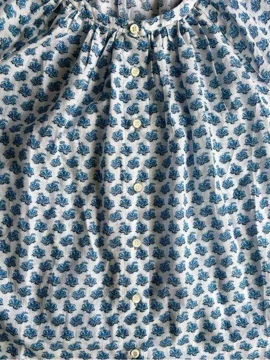 DÔEN June Top Dahlia Ditsy Print NWOT Organic Cotton XS - Picture 9 of 11